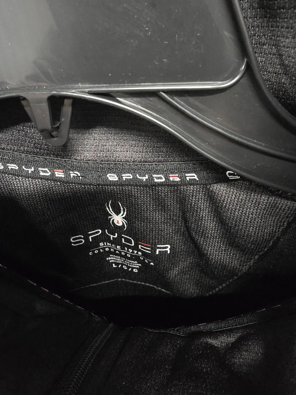 Spyder Men's Charcoal Gray Performance Quarter-Zip - Picture 6 of 10